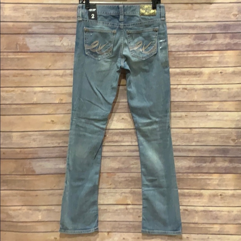 💗🌟HP🌟NWT EXPRESS BARELY BOOT JEAN - Picture 2 of 8